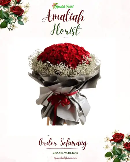 Buket Bunga Karet Semanggi