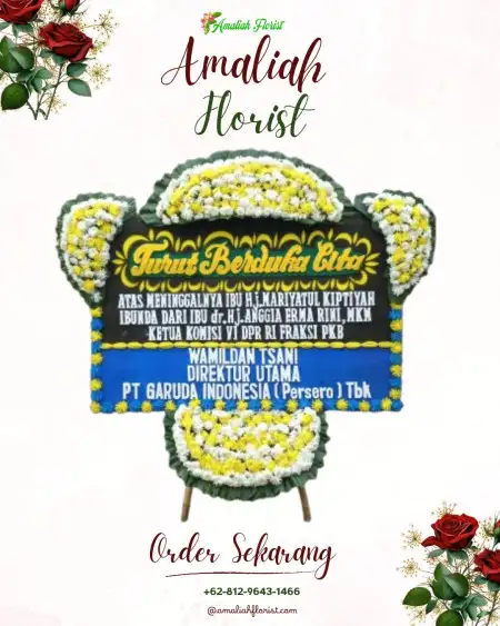 Papan Bunga Duka Karet Semanggi